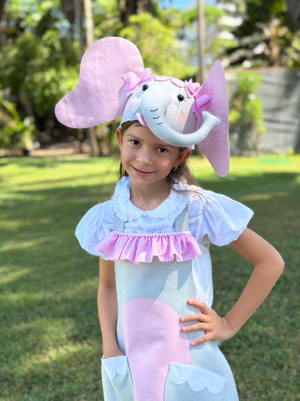 Molde Digital - Kit Avental + Touca Elefante