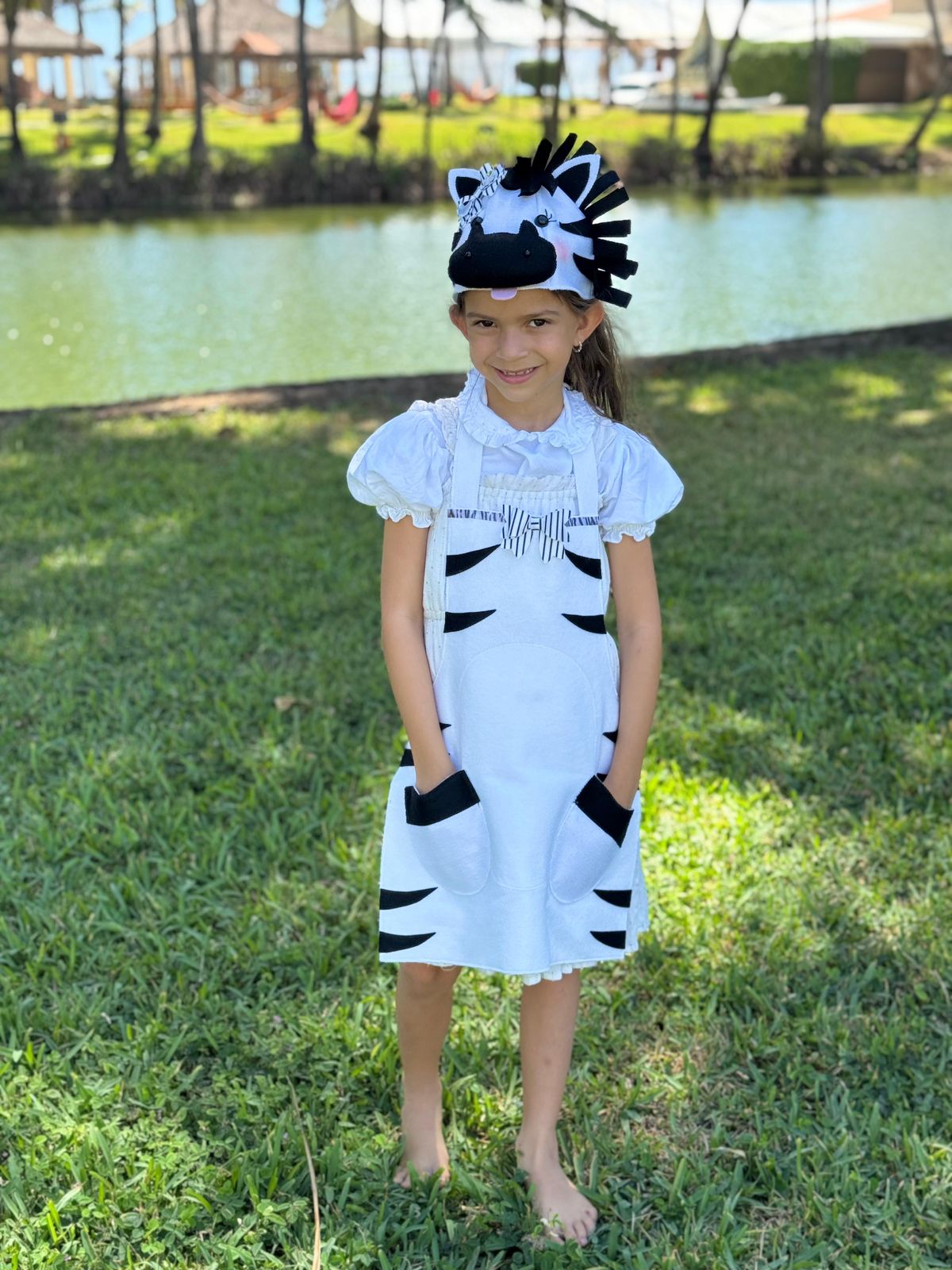 Molde Digital - Kit Avental + Touca Zebra