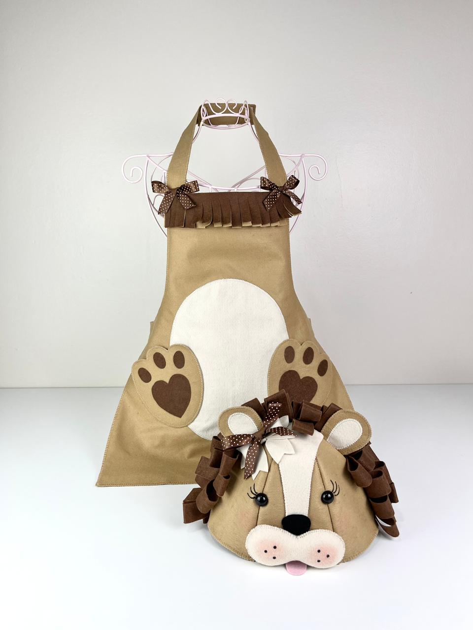 Molde Digital - Kit Completo Coleção Safari (Aventais, Toucas e Coletes)