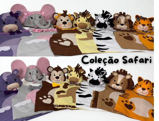 Molde Digital - Kit Completo Coleção Safari (Aventais, Toucas e Coletes)