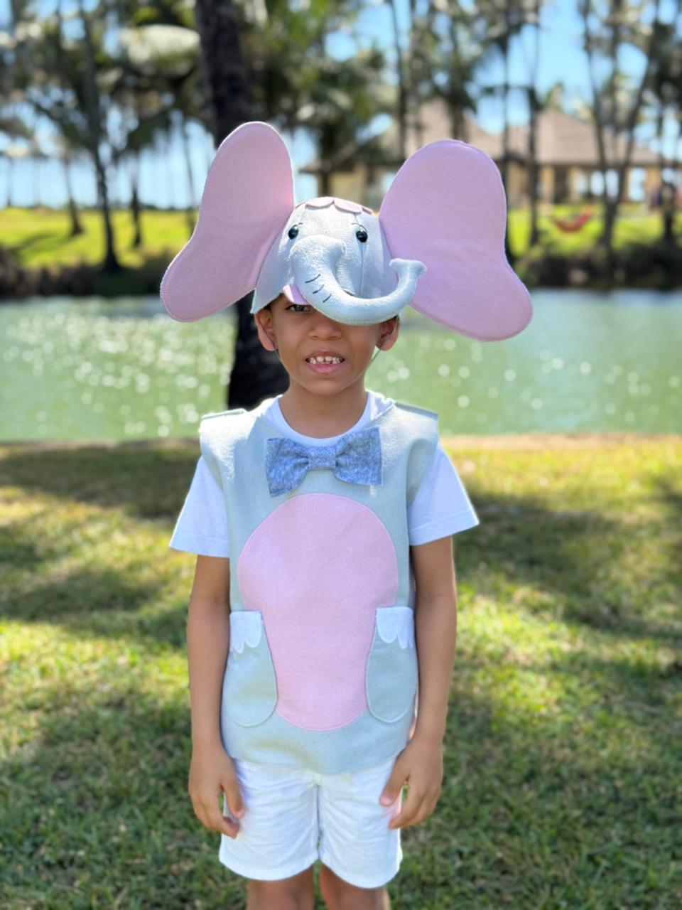 Molde Digital - Kit Colete + Touca Elefante