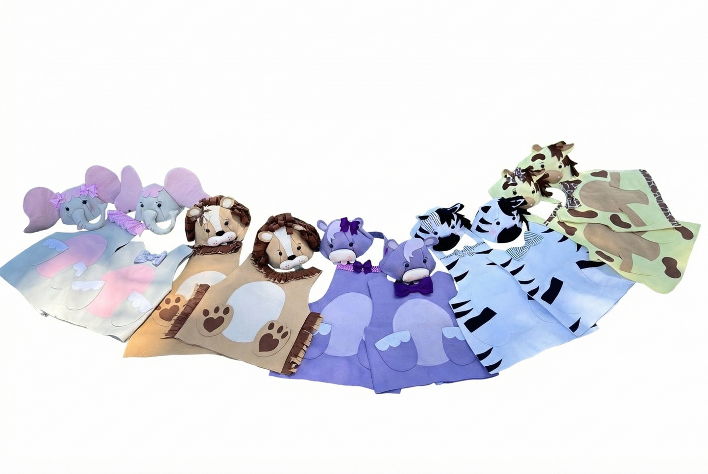 Molde Digital - Kit Completo Coleção Safari (Aventais, Toucas e Coletes)