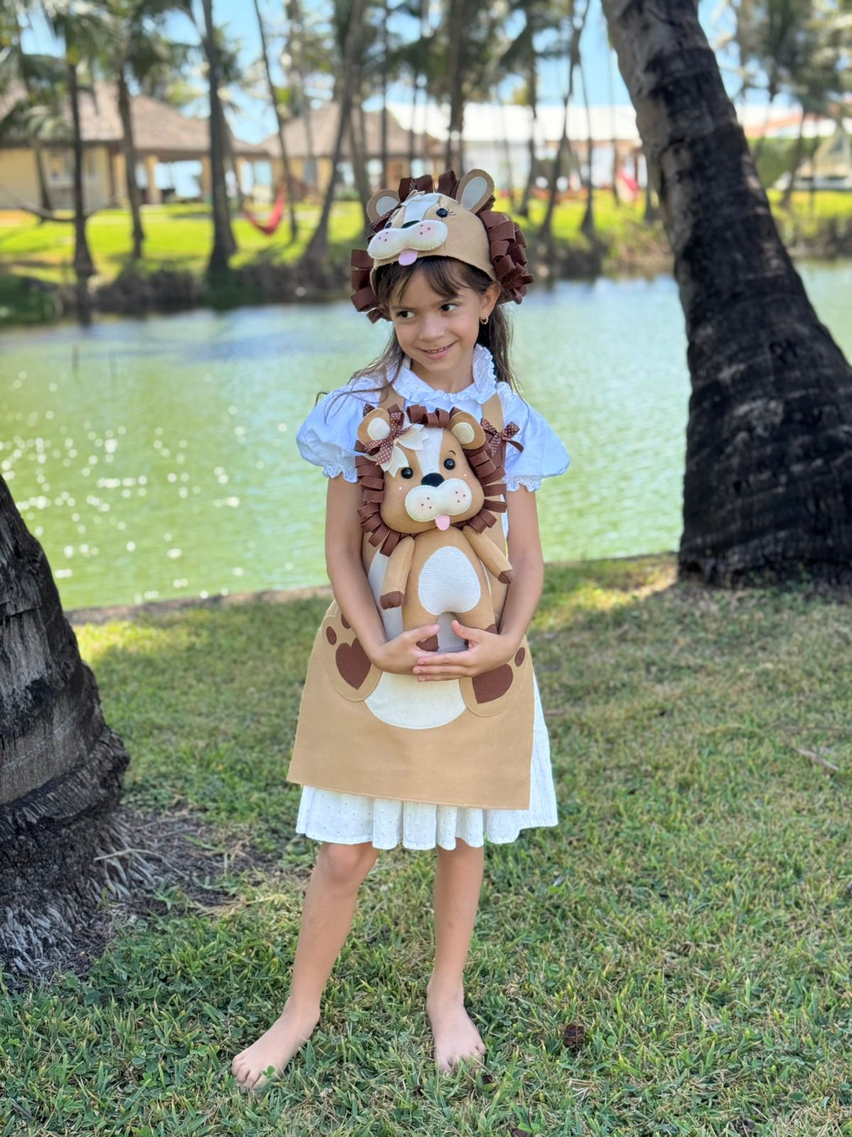 Molde Digital - Kit Avental + Touca Leão